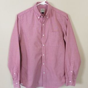 J Crew Red Button Down Shirt